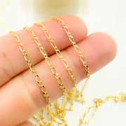 Shop Now Solid Yellow Gold Short & Long Link Chain by Foot
